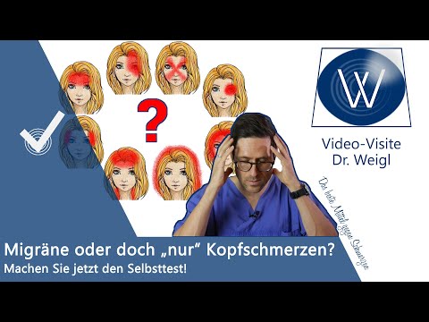 Selbsttest🖊Habe ich Migräne, &quot;normale&quot; Kopfschmerzen, Spannungskopfschmerzen? sogehtgesund Test#3