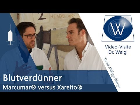 Blutverdünner Marcumar vs. Xarelto Pradaxa | Unterschiede Wirkung &amp; Nebenwirkungen Gerinnungshemmer