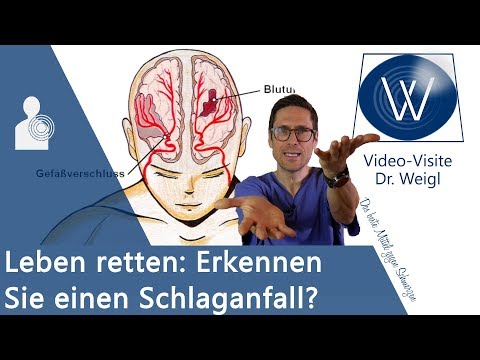 Schlaganfall: Erste Hilfe &amp; Leben retten bei Hirnschlag! Risikofaktoren, Symptome &amp; Therapie