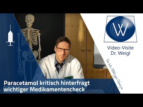 Paracetamol Fehldosierungen und Nebenwirkungen: Schmerz-, Grippe-, Fiebermittel Paracetamol deutsch