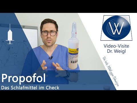 Narkotikum Propofol - Gefährliches Narkosemittel zur Sedierung &amp; Narkose? Wirkung &amp; Nebenwirkungen