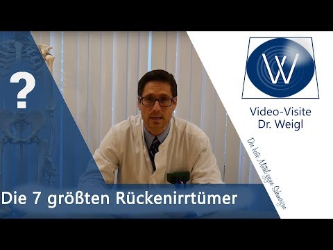 7 schlimme Rücken Irrtümer &amp; Rückenschmerz Mythen - Fakten statt Fiktionen um Schmerzen zu lindern