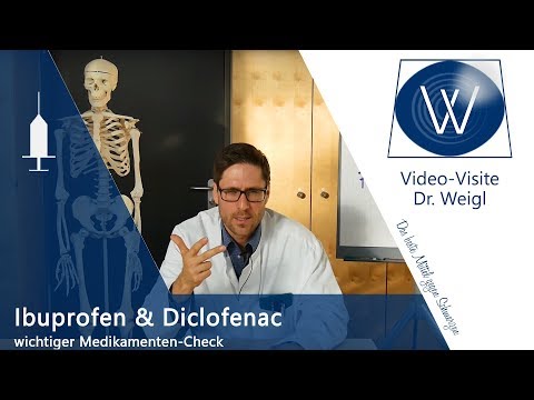 Schmerzmittel Ibuprofen &amp; Diclofenac - Wirkung und Nebenwirkungen // IHR Medikamenten-Check