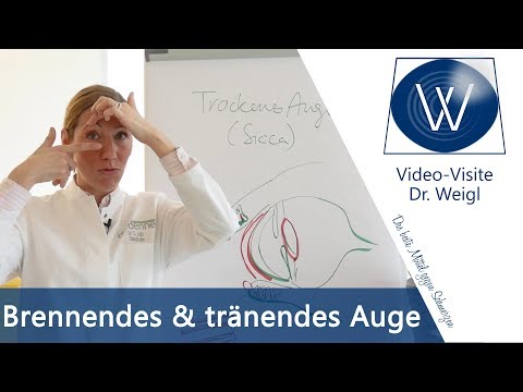 Wieso habe ich oft ein brennendes, juckendes &amp; tränendes Auge?🤔 Tränenflüssigkeit | Augentropfen