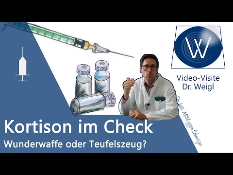 Cortison Tablette &amp; Spritze | Kortison gegen Schmerzen Pickel Neurodermitis Rheuma | Nebenwirkungen