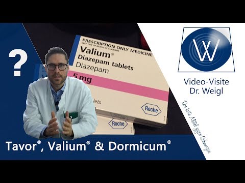 Droge oder Medikament? Im Check: Benzo Tavor (Lorazepam), Valium (Diazepam) &amp; Dormicum (Midazolam)