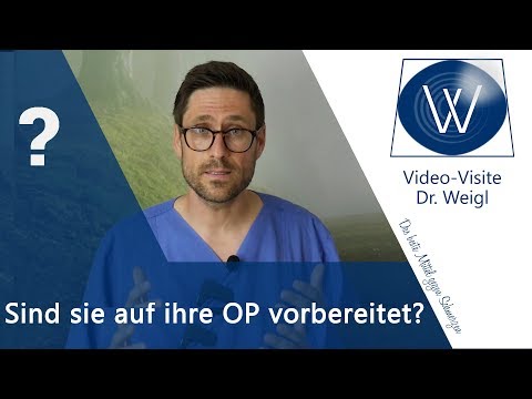 Tipps vor einer Operation - Wichtiges aus dem Narkose Gespräch: Medikamente, Essen, Übelkeit, Risiko