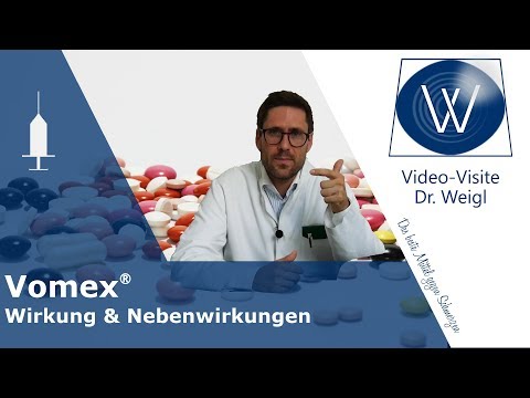 Ist Vomex ungefährlich (Dimenhydrinat)🤔❓ Weniger Übelkeit mit Antiemetikum, Antihistaminikum