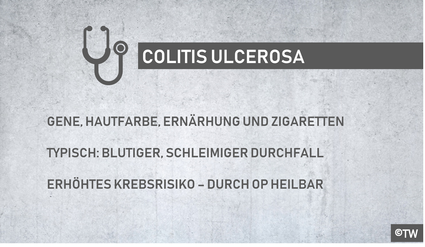 DoktorWeigl erklärt Colitis ulcerosa Symptome und Behandlung