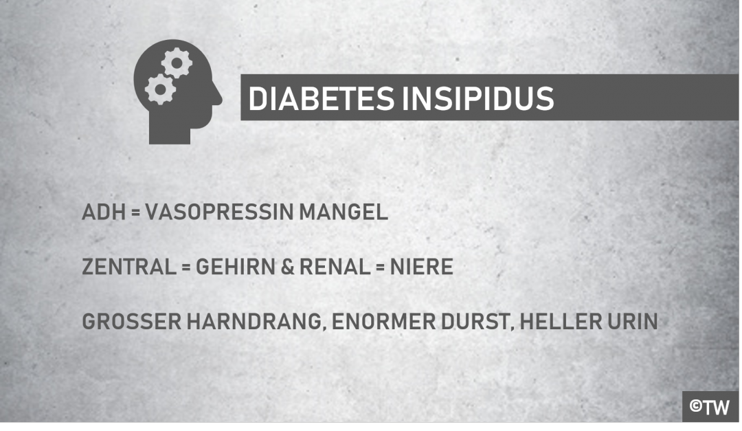 A diabetes insipidus és tünetei