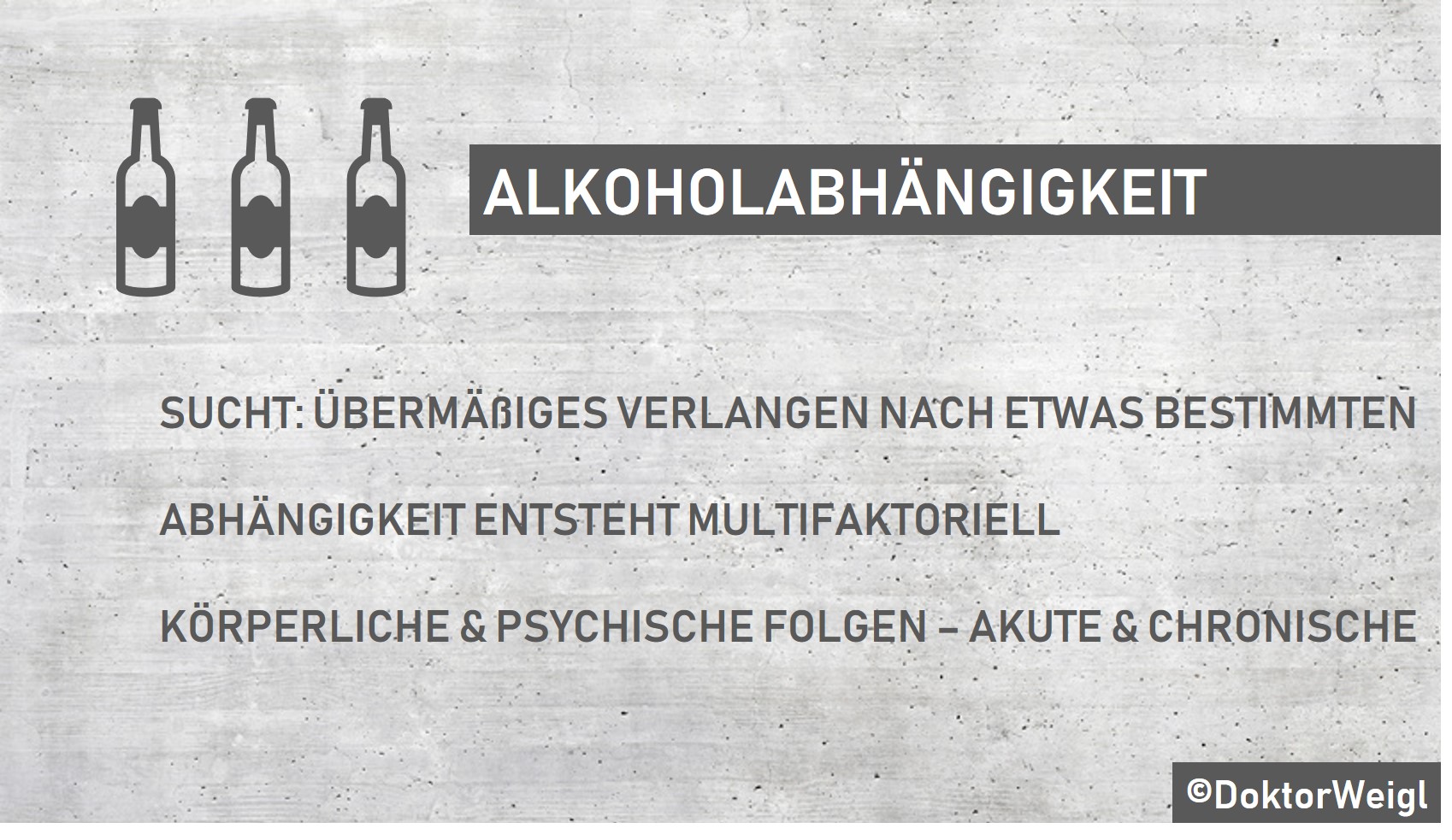 Alkoholismus – Kenn dein Limit: Alkohol? Kenn dein Limit.