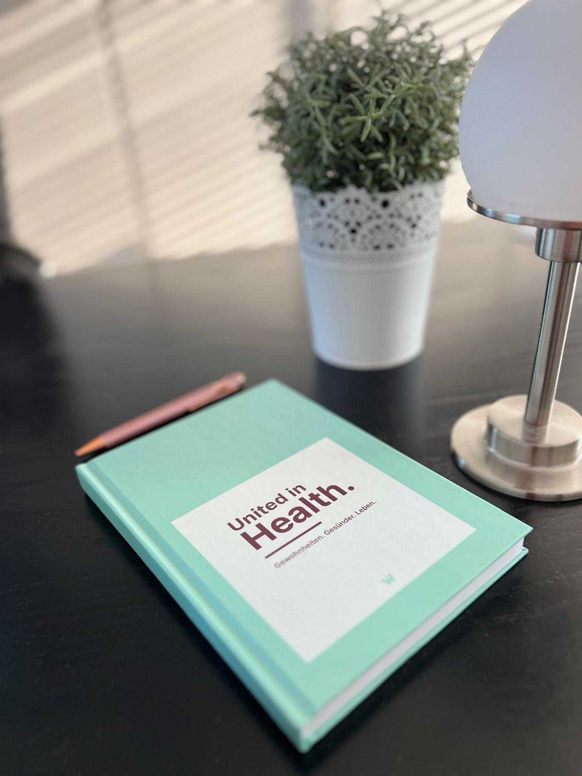 United in Health das Gewohnheitstagebuch Cover