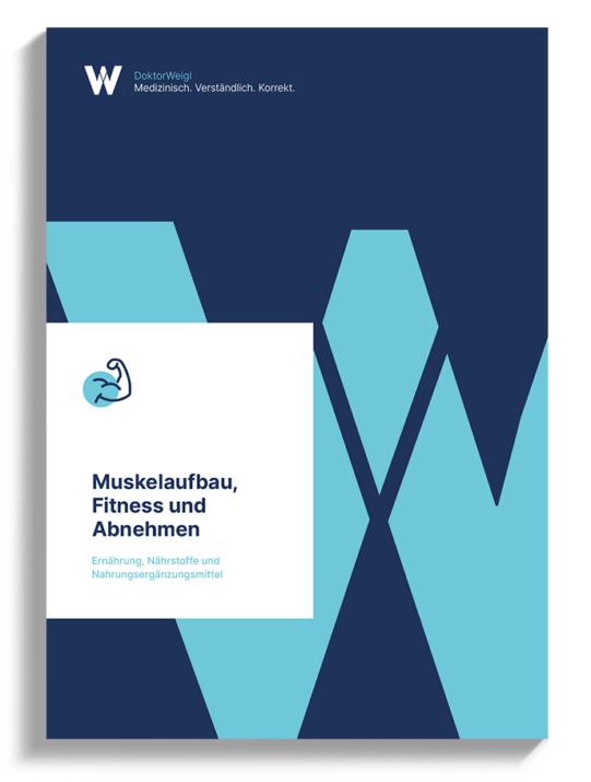 Produktbild Ernährung, Nährstoffe und Nahrungsergänzungs­mittel für Muskelaufbau, Fitness und Abnehmen